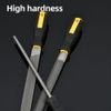 DELI MEDIUM-Tooth File Set 3PCs Yellow - (EDL351083)