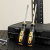 DELI Screwdriver Set 2PCs SL5/PH1x100MM Yellow - (EDL260002B)