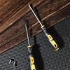 DELI Screwdriver Set 2PCs SL5/PH1x100MM Yellow - (EDL260002B)