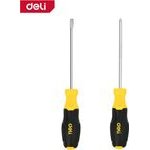 DELI Screwdriver Set 2PCs SL6x125MM/PH2x125MM Yellow - (EDL630002N)