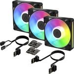 Arctic Bionix P12 A-Rgb Pack Of 3 - 120mm Case Fan With A-Rgb - Fluid Dynamic Bearing - Pwm - (ACFAN00337A)