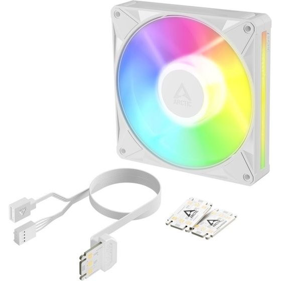 Arctic Bionix P14 A-Rgb (White) - 140mm Case Fan With A-Rgb - Fluid Dynamic Bearing - Pwm - (ACFAN00340A)