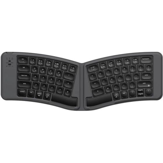 Keychron B11 Pro Ultraslim Wireless Bt Foldable Keyboard Online Customization - Gray Us La - (B11P-K1)