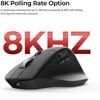 Keychron M6 Wireless Ergonomic Optical Mouse 8000hz Polling Rate Black - (M6S-A23)