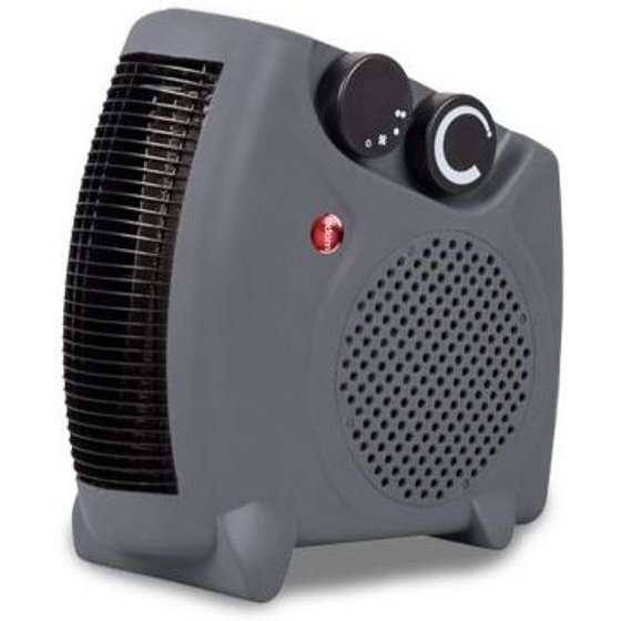 ELDOM HL8S Fan Electric Space Heater Indoor Grey 2000 W - (HL8C/G)