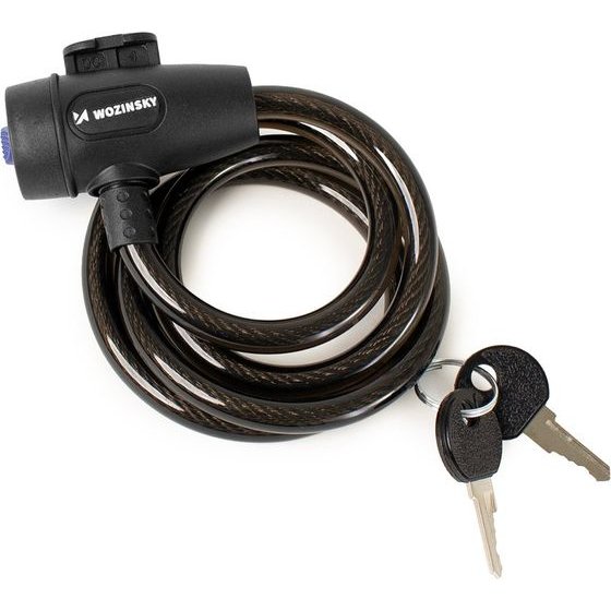 Wozinsky Cable Bicycle Lock With Key 90 Cm - Black 5907769389047 - (WZR-K3)