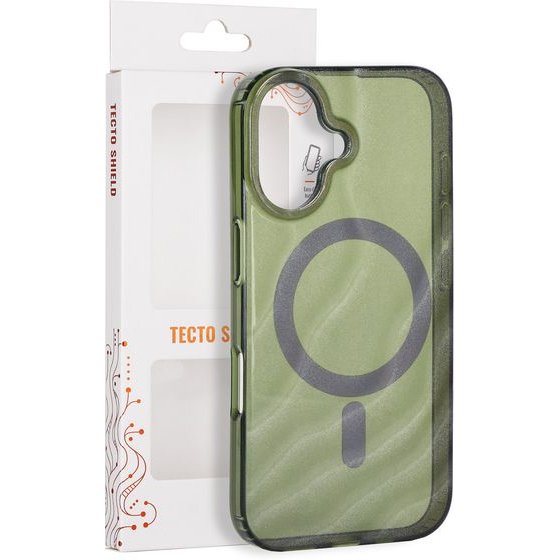 Tecto Shield Desert Mag Case For Iphone 16 6,1 Dark olive