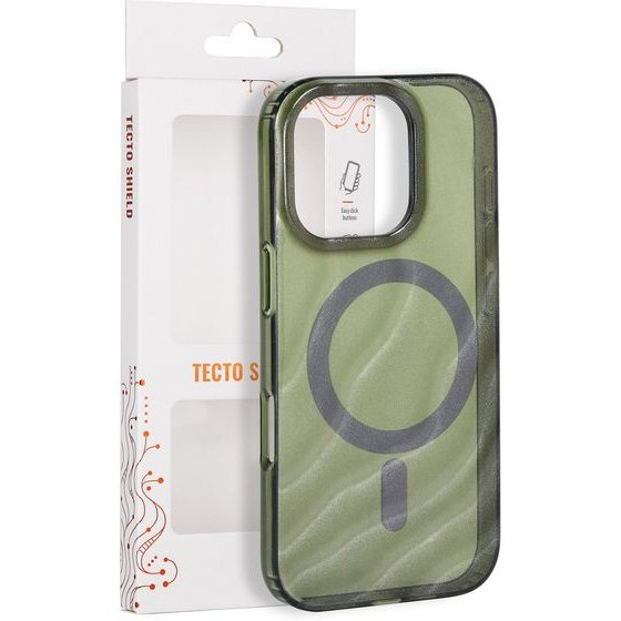 Tecto Shield Desert Mag Case For Iphone 16 Pro 6,3 Dark olive