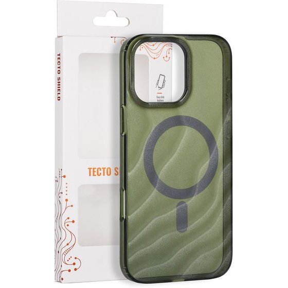 Tecto Shield Desert Mag Case For Iphone 16 Pro Max 6,9 Dark olive