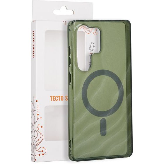 Tecto Shield Desert Mag Case For Samsung Galaxy S25 Ultra Dark olive