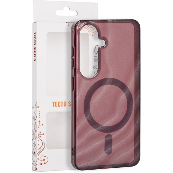 Tecto Shield Desert Mag Case For Samsung Galaxy S26 mahogany