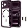Tech-Protect Magpeak Magsafe Cc Iphone 17 Pro / 18 Pro Dark CHERRY/CLEAR