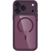 Tech-Protect Magpeak Magsafe Cc Iphone 17 Pro Max / 18 Pro Max Dark CHERRY/CLEAR