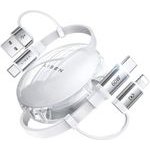 Lisen - Data Cable - Type-C, Usb Adapter To Type-C, Lightning Adapter, ABS, 60W, 1m - White - (YL0123030001)
