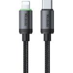 Mcdodo - Data Cable - USB-C To Lightning, Nylon Braided, Aluminum Alloy, 36W, 1m - Black - (CA-4820)