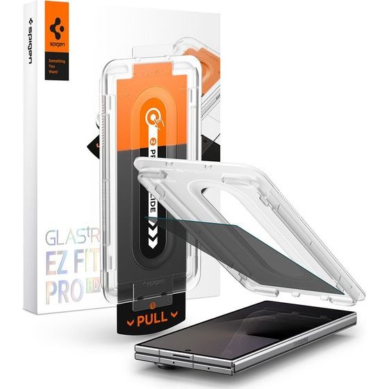 Spigen - Glas.Tr EZ-Fit Pro Hd - Samsung Galaxy Z Fold7 / Z Fold8 Ultra - Privacy - (AGL12249)