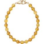 TFO Beaded Phone Strap yellow