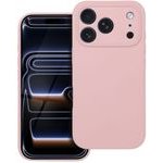 Case For Iphone 18 Pro / 17 Pro Silicone 2mm (Camera protection) Compatible With Magsafe Powder Pink OEM