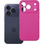 Case For Iphone 18 Pro / 17 Pro Silicone 2mm (Camera protection) Pink OEM