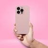 Case For Iphone 18 Pro / 17 Pro Silicone 2mm (Camera protection) Powder Pink OEM