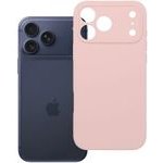 Case For Iphone 18 Pro Max / 17 Pro Max Silicone 2mm (Camera protection) Compatible With Magsafe Powder Pink OEM