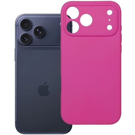 Case For Iphone 18 Pro Max / 17 Pro Max Silicone 2mm (Camera protection) Pink OEM
