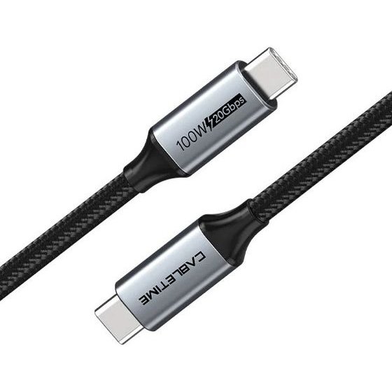 Cabletime ������� USB-C CT-C160-PU31-CMCM2, Usb 3.2, 100W, 20Gbps, 4K, 1.5m, �����