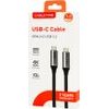 Cabletime ������� USB-C CT-C160-PU31-CMCM2, Usb 3.2, 100W, 20Gbps, 4K, 1.5m, �����