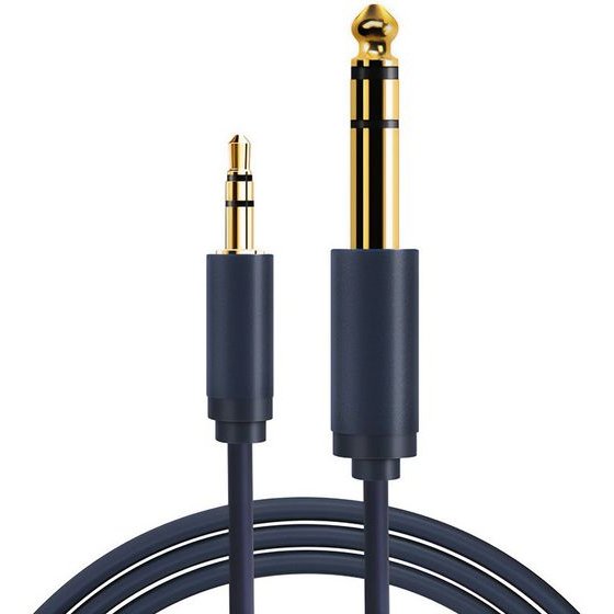 Cabletime ������� ���� 3.5mm �� 6.3mm CT-AV321-H11G, 1.8m, �����