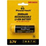 Powertech ���������������� �������� Li-Ion INR18650 3500mAh, 3.7V, Button top, 1��� - (PT-1615)