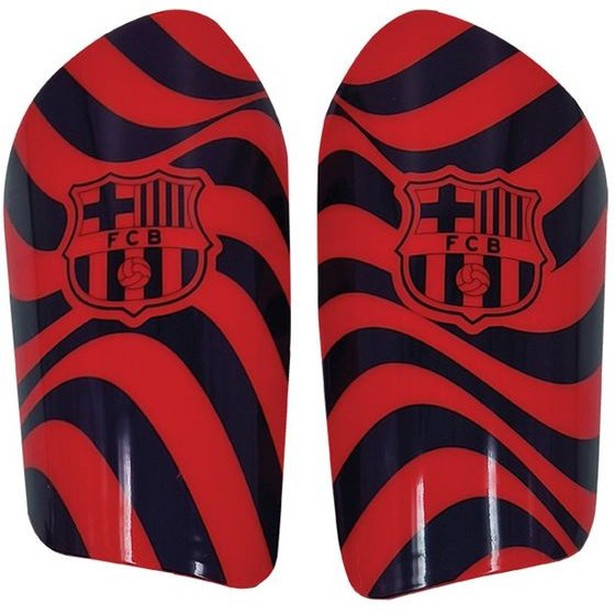Fc Barcelona Shin Guards Swirl Youth - Size M (118801)