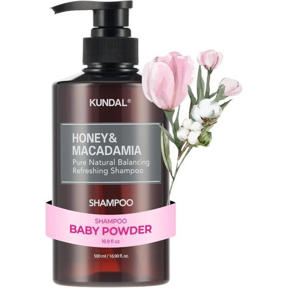 KUNDAL Honey & Macadamia Natural Shampoo Baby Powder - (KUN-44)
