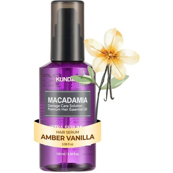 KUNDAL Macadamia Hair Serum Amber Vanilla - (KUN-47)