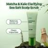 KUNDAL Matcha & Kale Clarifying Sea Salt Scalp Scrub Herb Mint - (KUN-49)