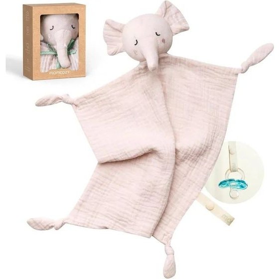 MOMCOZY Cotton Elephant Comforter For babies, Pink - (SU001-C500NB-A)
