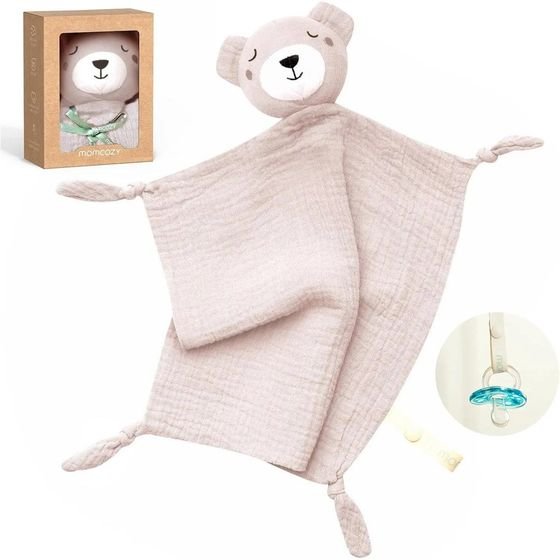 MOMCOZY Cotton Teddy Bear For babies, Pink - (SU001-PK70000N46101-A)