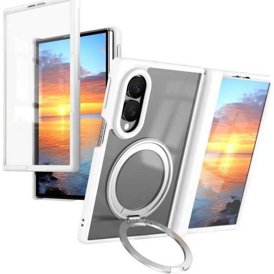 Beline Case Magring 360 For Samsung Galaxy Fold8 Ultra white