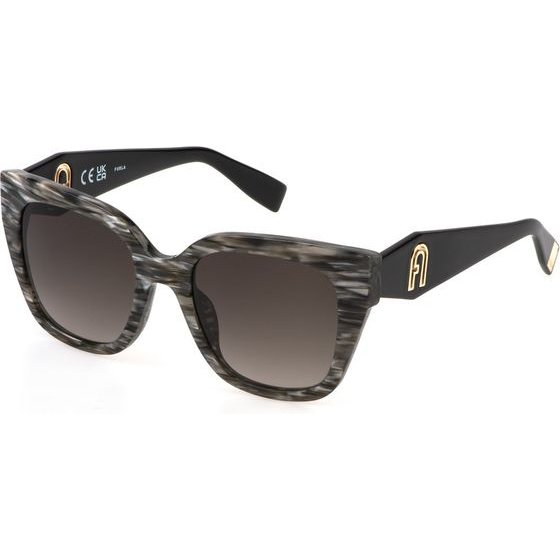 FURLA Sunglasses Women (Lens/Bridge/Temple) 53/20/140 mm) - (SFU812-5306BZ)
