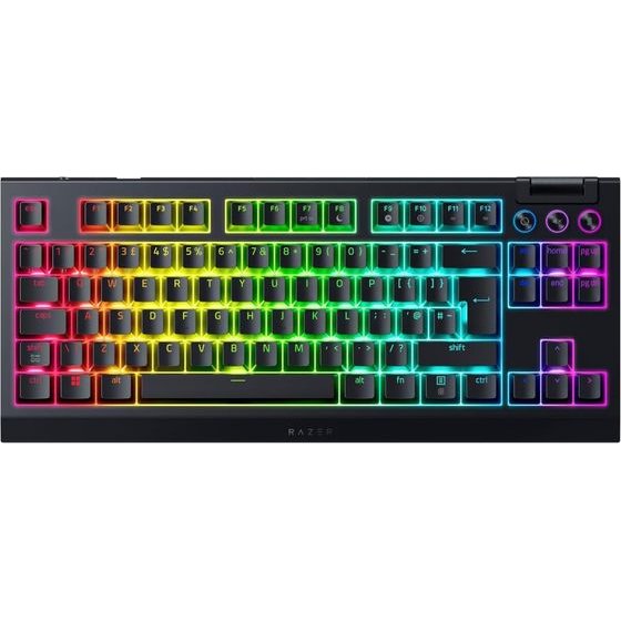 Razer Blackwidow V4 Tkl Hyperspeed Uk Layout - Rgb Wireless Hot-Swap Keyboard - Orange Tactile Switc - (RZ03-05480300-R3W1)