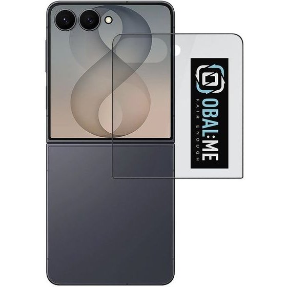 OBAL:Me Privacy 5D Glass Screen Protector For Samsung Galaxy Z Flip 8 Black - (57983131638)