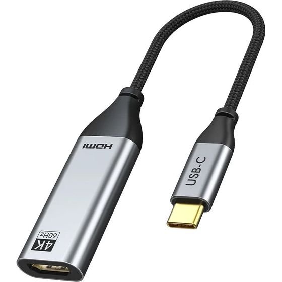 Cabletime ���������� USB-C �� Hdmi CT-C160-PU31-CMHDFN1, 4K/60Hz, 0.15m, ������