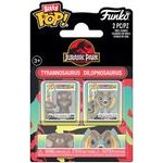 Funko Bitty Pop! 2-Pack: Jurassic Park - Tyrannosaurus Fossil & Dilophosaurus Vinyl Figures