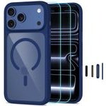 Tech-Protect Magone Magsafe Cc + Glass 2-Pack Iphone 17 Pro Max / 18 Pro Max Deep BLUE/CLEAR