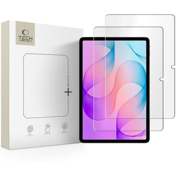 Tech-Protect Szklo Hartowane Glass FIT+ 2-Pack Galaxy Tab S12+ Plus 12.4 X840 / X846B CLEAR