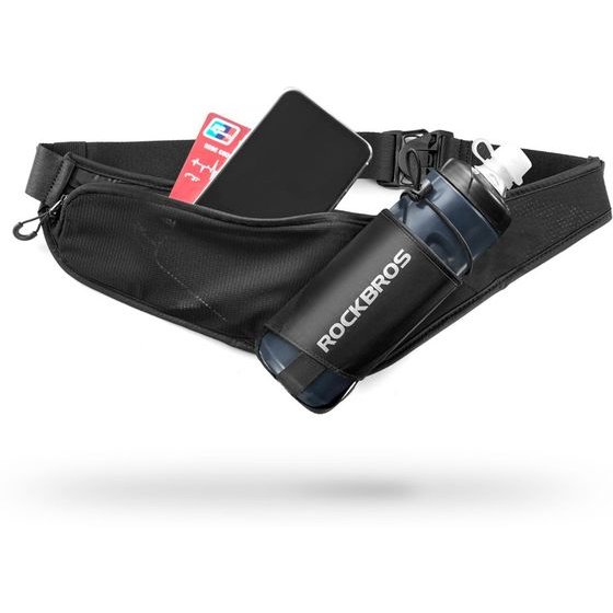 Rockbros D45 Bike Bottle Hip Bag - Black -D45 - (ROCKBROS-D45)
