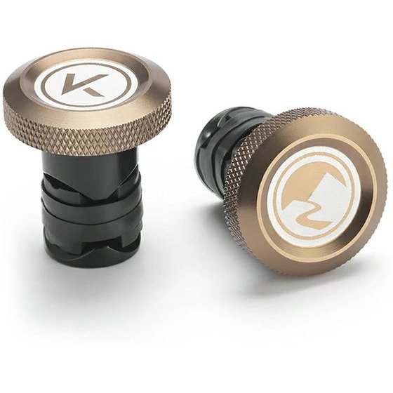 Rockbros Road To Sky Aluminum Handlebar Plugs - Brown - (VK-KB10)