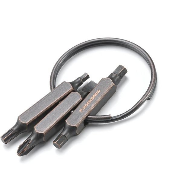 Rockbros Road To Sky Multitool 6-in-1 Keychain - Brown - (VK-ARCO3)