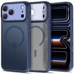 Tech-Protect Magprime Magsafe Cc Case For Iphone 18 Pro / 17 Pro - Matte Navy Blue - (30490-0)