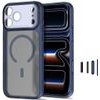 Tech-Protect Magprime Magsafe Cc Case For Iphone 18 Pro / 17 Pro - Matte Navy Blue - (30490-0)