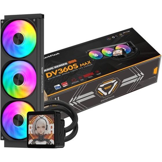 Darkflash ������ ����������� DV360S Max (������) - (DV360S Max Black)